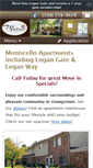 Mobile Screenshot of monticelloapts.com